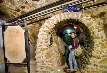 Paris Sewer Museum excursion route